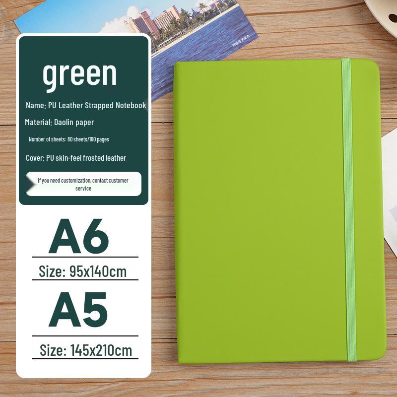 Customizable Leather Business Notebook with Logo A6/80 Sheets-95*140mm