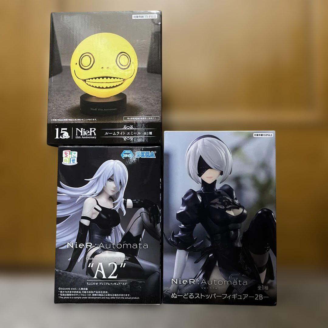 

[Б/У] NieR:Автомата A2 2B Фигурка Эмиль Ночник Набор из 3 штук