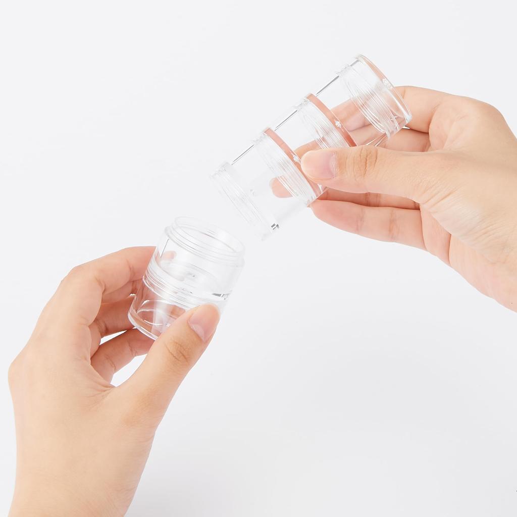 MUJI Acrylic Divider 5 Diameter X OHG03A1A Case, Tiers, 3.5 12.1cm,