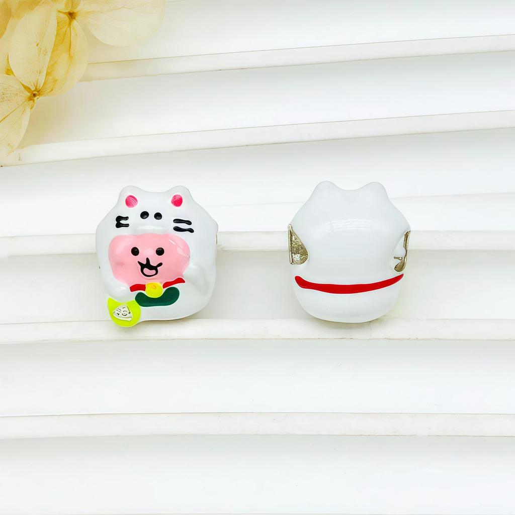 KT Cat Cake Handmade Beaded Bracelet - Cute Alloy String Jewelry Accessories