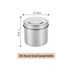 304 Stainless Steel Round Food Sample Bottle Set of 3