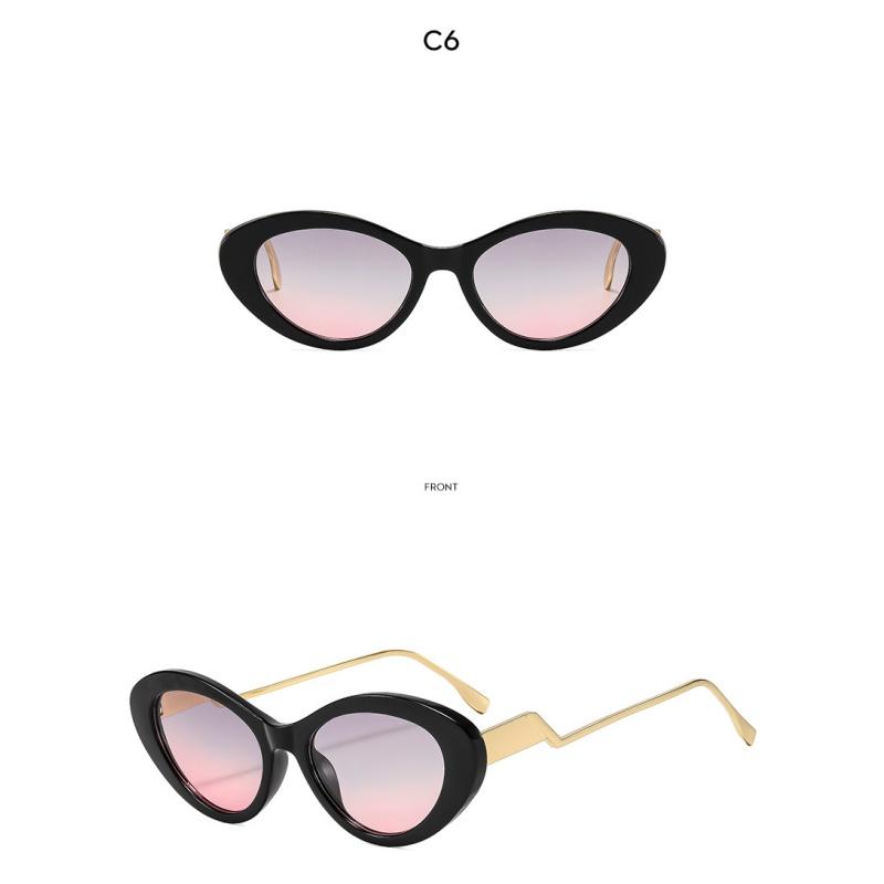 Women's Sunglasses - Unisex Retro Oval Cat-eye Sunglasses
