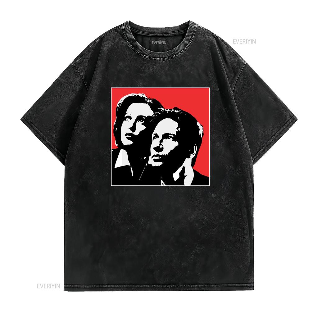 The X Files T Shirt  All Sizes S 2345Xl Vintage Washed Stretched Comfortable Casual Unisex Breathable Top For Everyday Wear