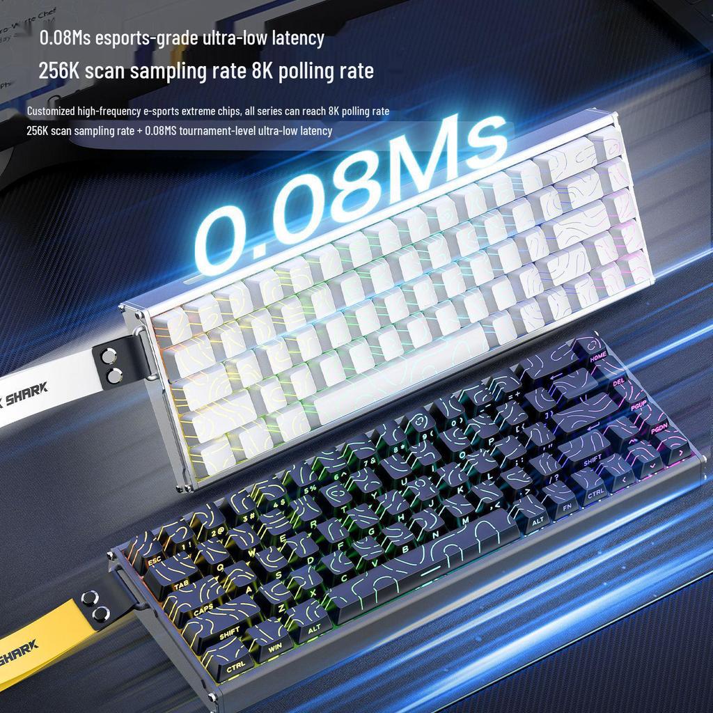 ATTACK SHARK X68MAX Aluminum Magnetic Switch RGB Mechanical Gaming Keyboard 8K