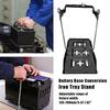 ABS Metal Auto Battery Tray With Groove Long Service Life Adjustable Battery Tray Portable Good Bearing Capacity