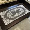 European rectangular embroidered tablecloth coffee table coffee bar corridor wall cabinet cover living room office decoration for Home