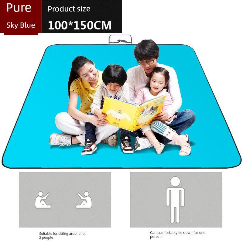 Portable Folding Picnic Mat, Thickened Oxford Cloth Moisture-Proof Mat, Beach Grass Waterproof Dirt-Proof Floor Mat