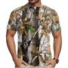 Men's Short Sleeve Cycling Jersey Half Zip Breathable Quick Dry Lightweight Round Neck Sports Shirt for Outdoor Activities