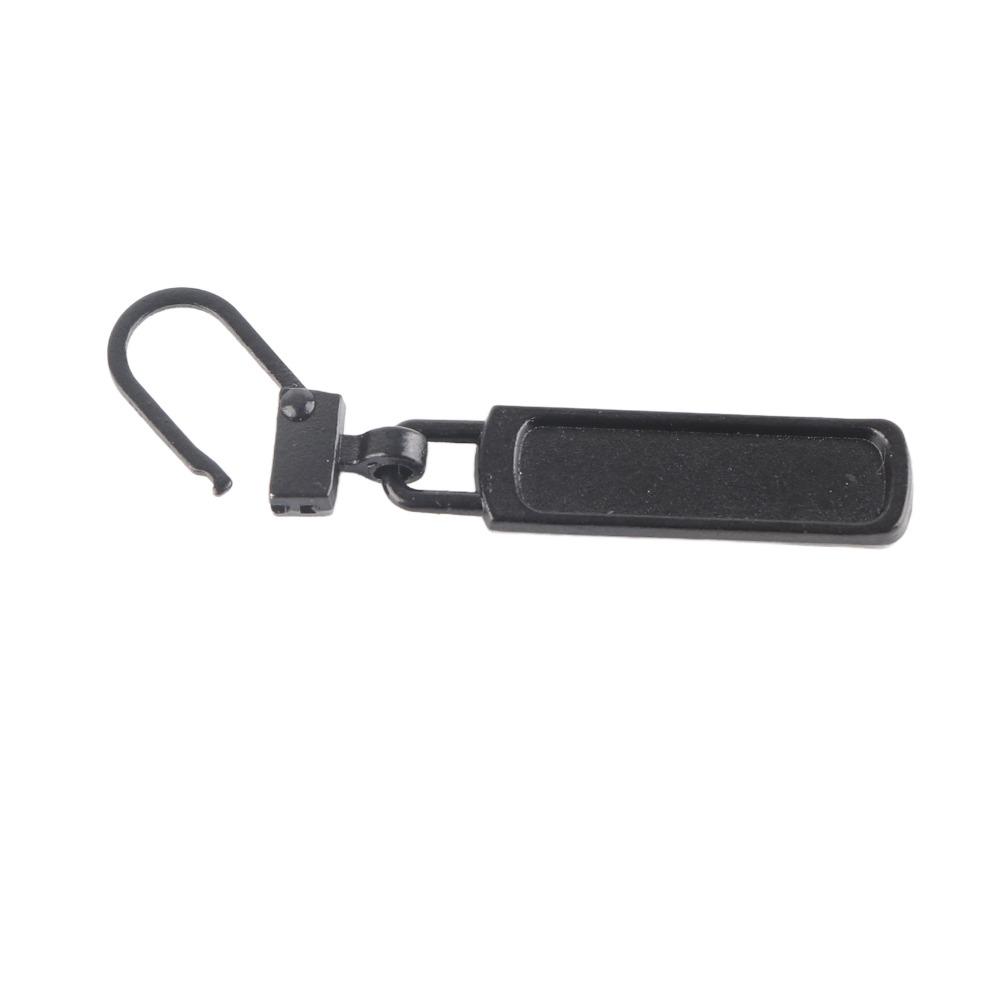 6pcs Black Zipper Pull Replacement Small Hole Zipper Pull Tab Detachable Zipper Pull Handbags