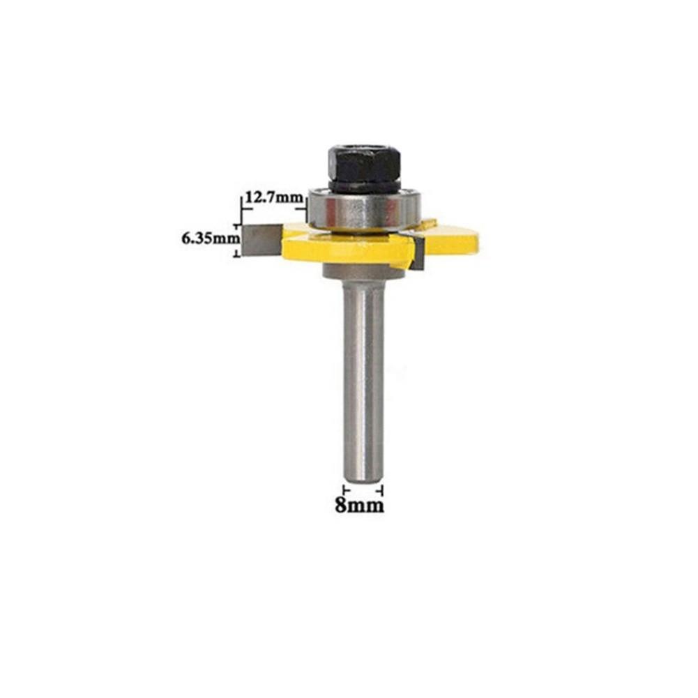 

Router Bit 8mm Shank Tongue Wood Milling Cutter New