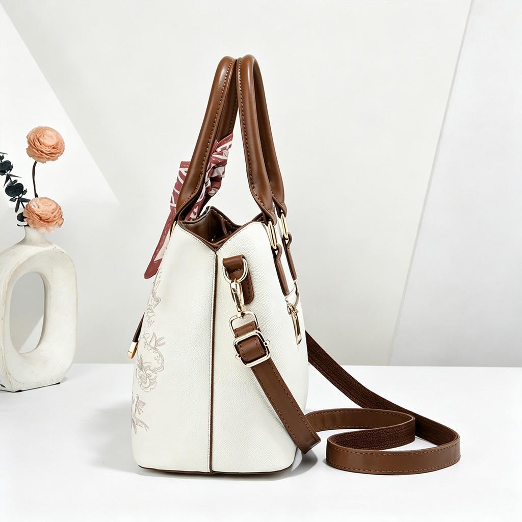 New High Sense Chinese Style Embroidered Ladies Handbag, Classic Spacious Shoulder Crossbody Purse As Mom Holiday Present