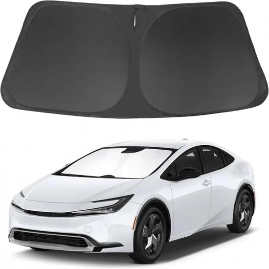 TINGLU Sun Shade For Tesla Model X Tesla X 2016-2024 2025 Accessories Windshield Sun Shade Window Shade UV Rays Protection Sun Visor Cover With
