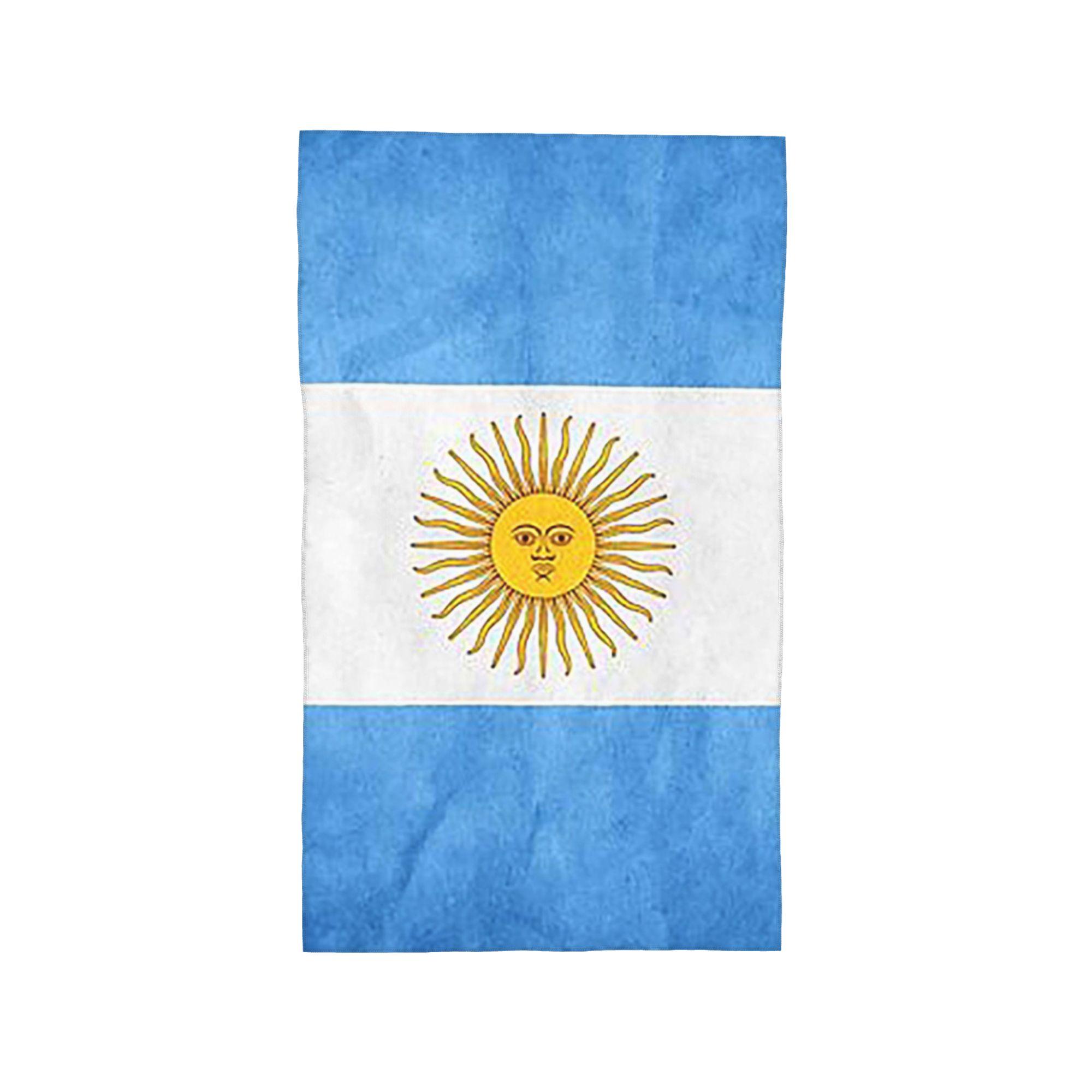 

Argentina Argentinian Flag National Flag of Argentina Soft Face Towel Quick Dry Pool Bath Cotton Towels Absorbent Quick W30*H60(CM)