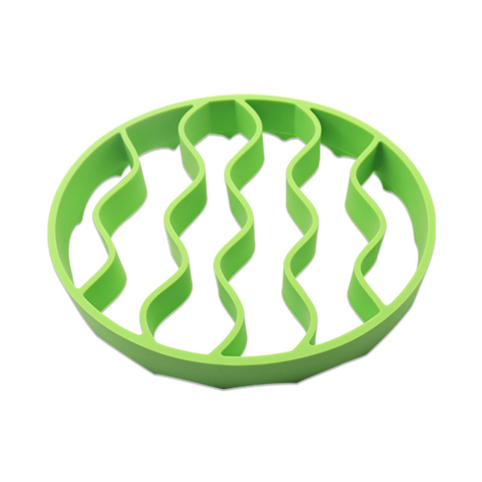 

Силиконовая подставка для противня Пароварка Силиконовая изоляционная подкладка Противоожоговая подкладка Подставка для медленноварки Подставка для приготовления на пару One Size зелёный