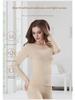 Women's Pure Cotton Long-Sleeve Thermal Sweater - Round Neck, Autumn/Winter Warm Top