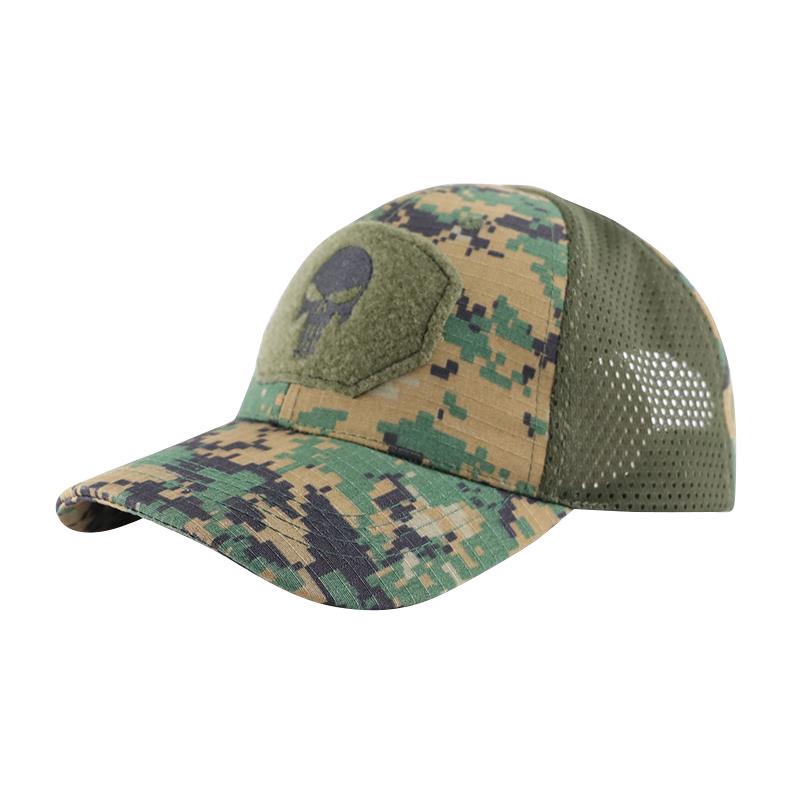 Șapcă de Baseball Tactică Camuflaj Respirabilă - Pălărie de Soare cu Cozoroc pentru Alpinism și Ciclism