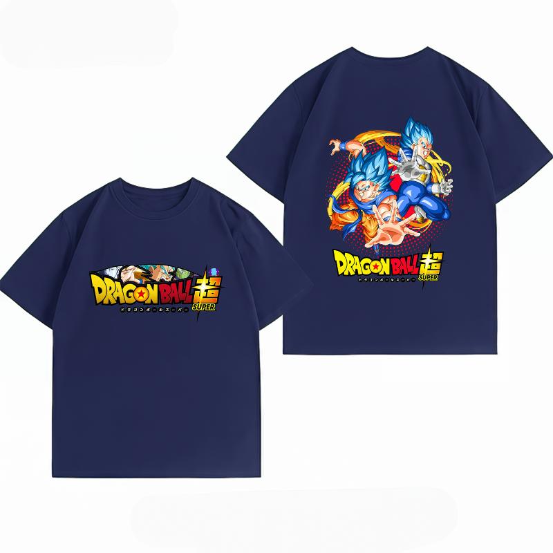 Unisexs Clothing 100 Cotton Summer TShirt Dragon Ball Super Gogeta Vegito Print Anime Tops
