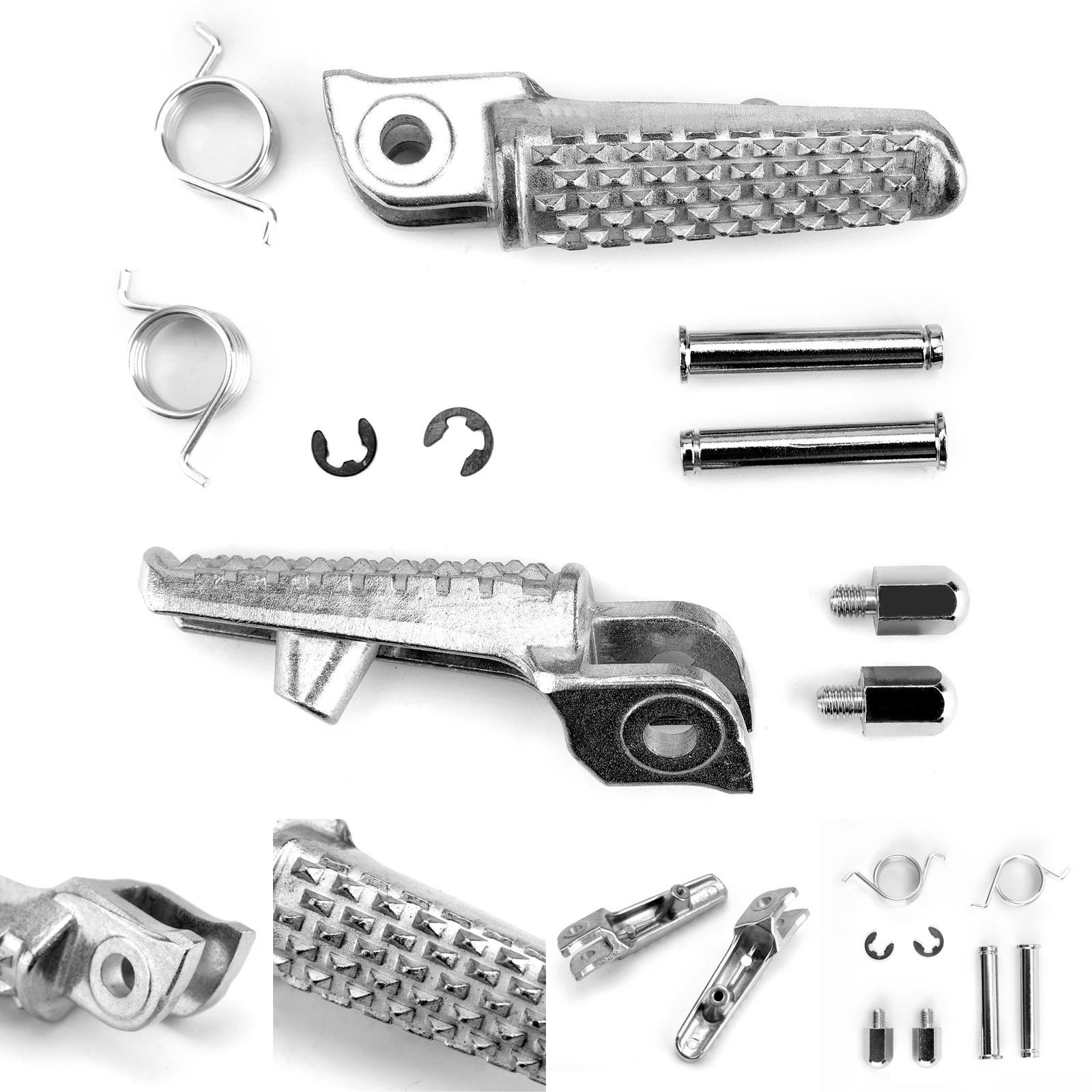 

Front Foot Peg Footrest For Honda CB1000R CBR 600 1000 RR VTR1000 VTR1000S Silver