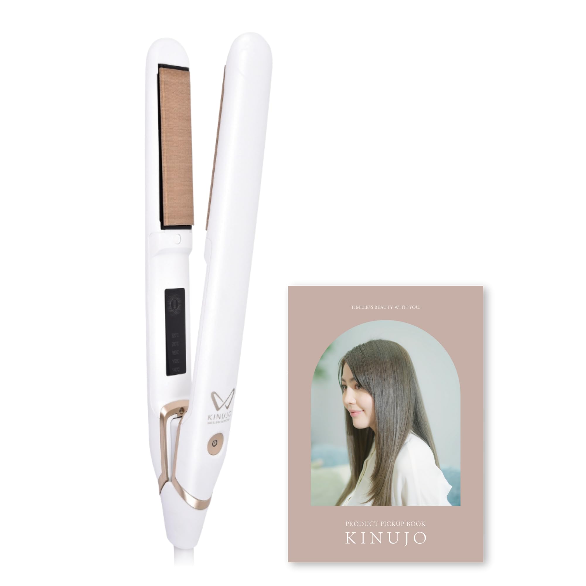 

Модель с официальным лимитированным выпуском KINUJO W Kinujo World Hair Silk Maximum Подходит для использования за границей [Новый справочник] -Мировая модель- Выпрямитель, белый