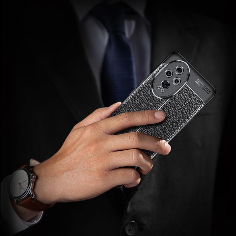For Honor 200 Pro Case Cover Honor200 Honor 200 Pro Capa Armor Back Shockproof Back Soft TPU Leather Fundas Huawei Honor 200 Pro