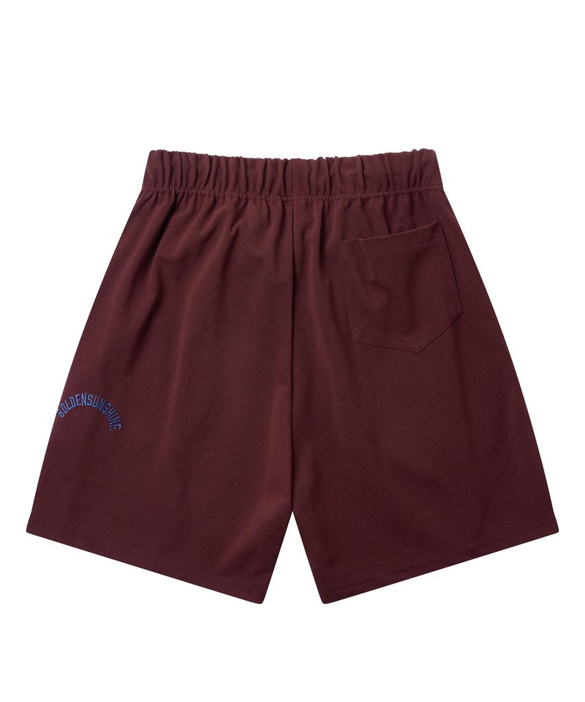 Golden Sunshine Golden Track Shorts_Burgundy