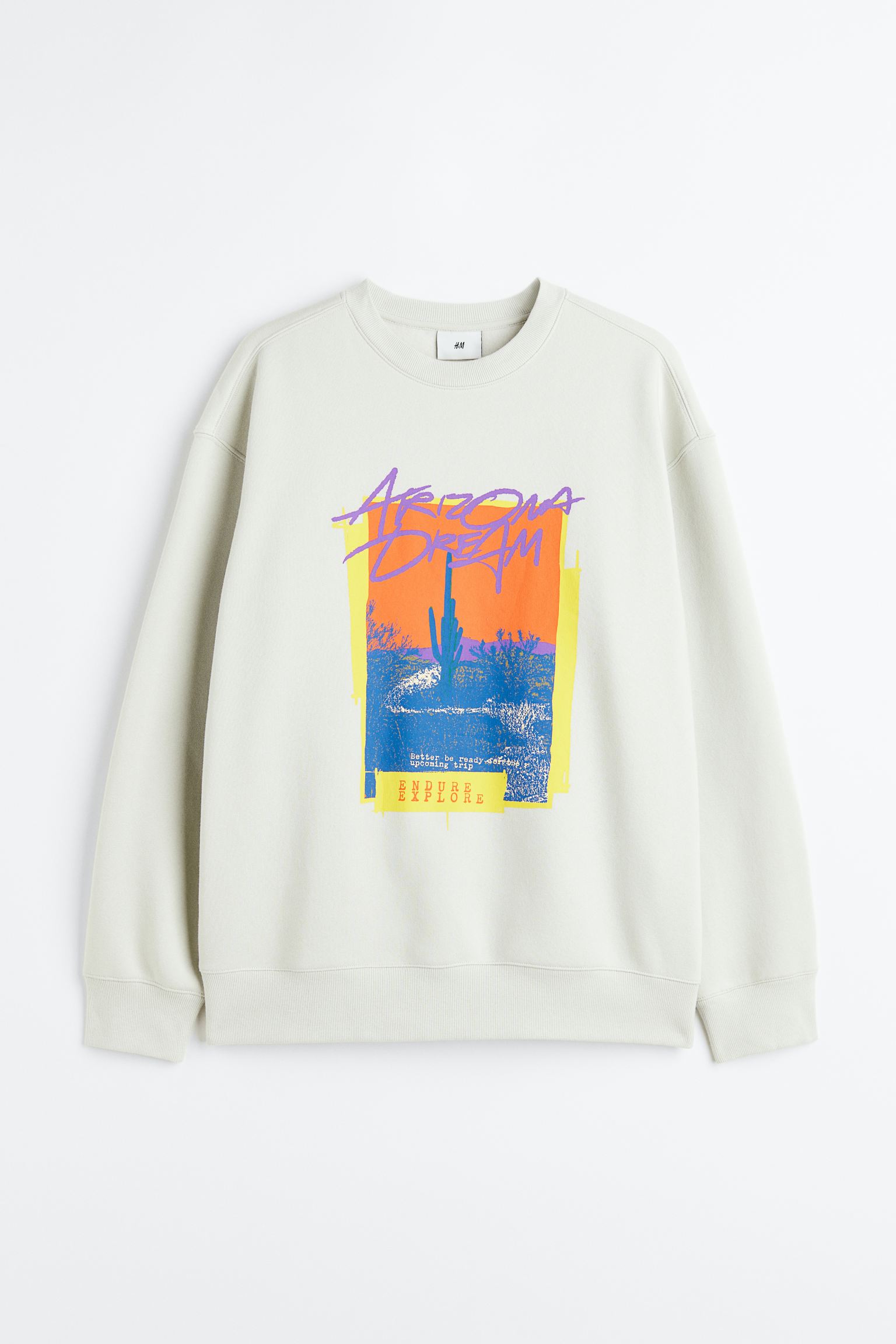 

Толстовка свободного кроя с принтом