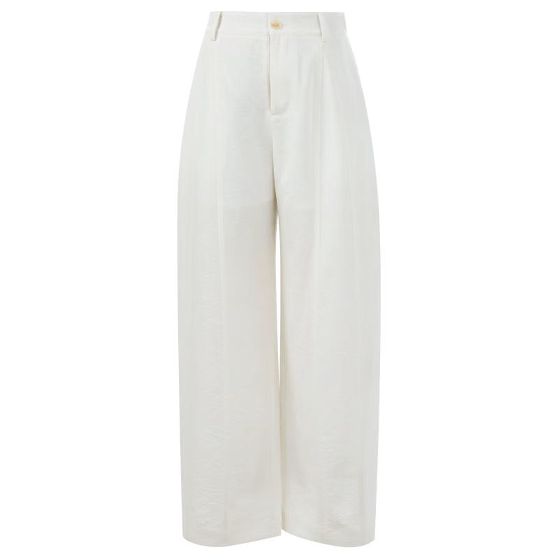 Women s High-Waist Loose Straight Casual Pants L