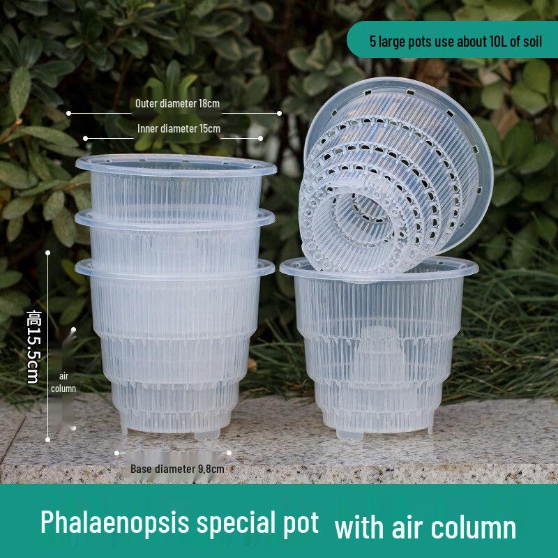 Набор прозрачных смоляных цветочных горшков Yuzhuxun HC