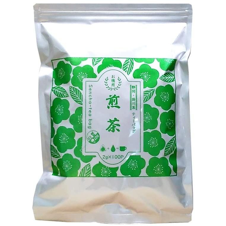 Green tea bags 2g x 100 deep-steamed pack Shizuoka Kakegawa cold brew bulk use economical