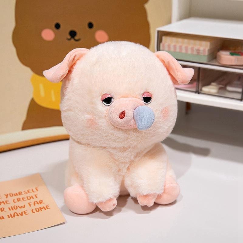 

Creative Snotty Pig Pig Doll Plush Toy Pig Pig Doll Children s Soothing Ragdoll Birthday Gift 23cm（0.16kg）