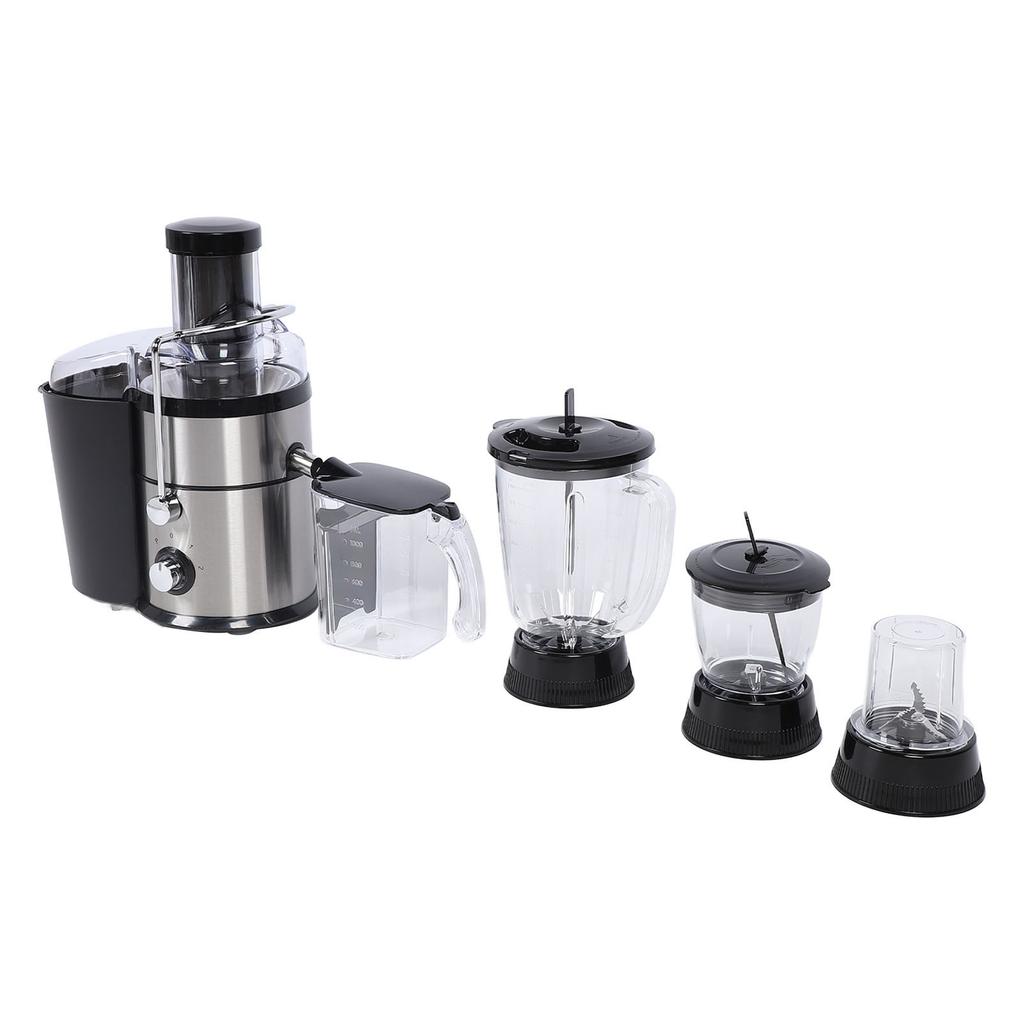 Juicer Machine 4 In 1 800W 3in Feed Chute Blender Pomace Juice Separator Centrifugal Juice