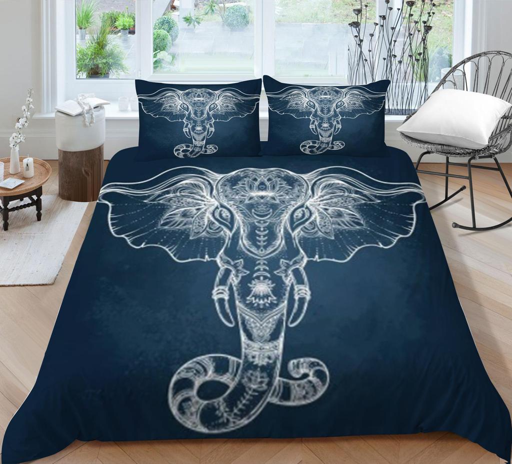 Cuvertură de pat Costum de pat cu imprimare 3D Boemia Set paturi spălate și respirabile Copii adulți Acasă Lenjerie de pat față de pernă