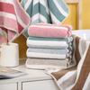 8PCS Striped Towels Set Quick Dry Absorbent Bathroom Towels, 2x Bath Towels 2x Hand Towels 4x Washcloth, for Adults Home Spa