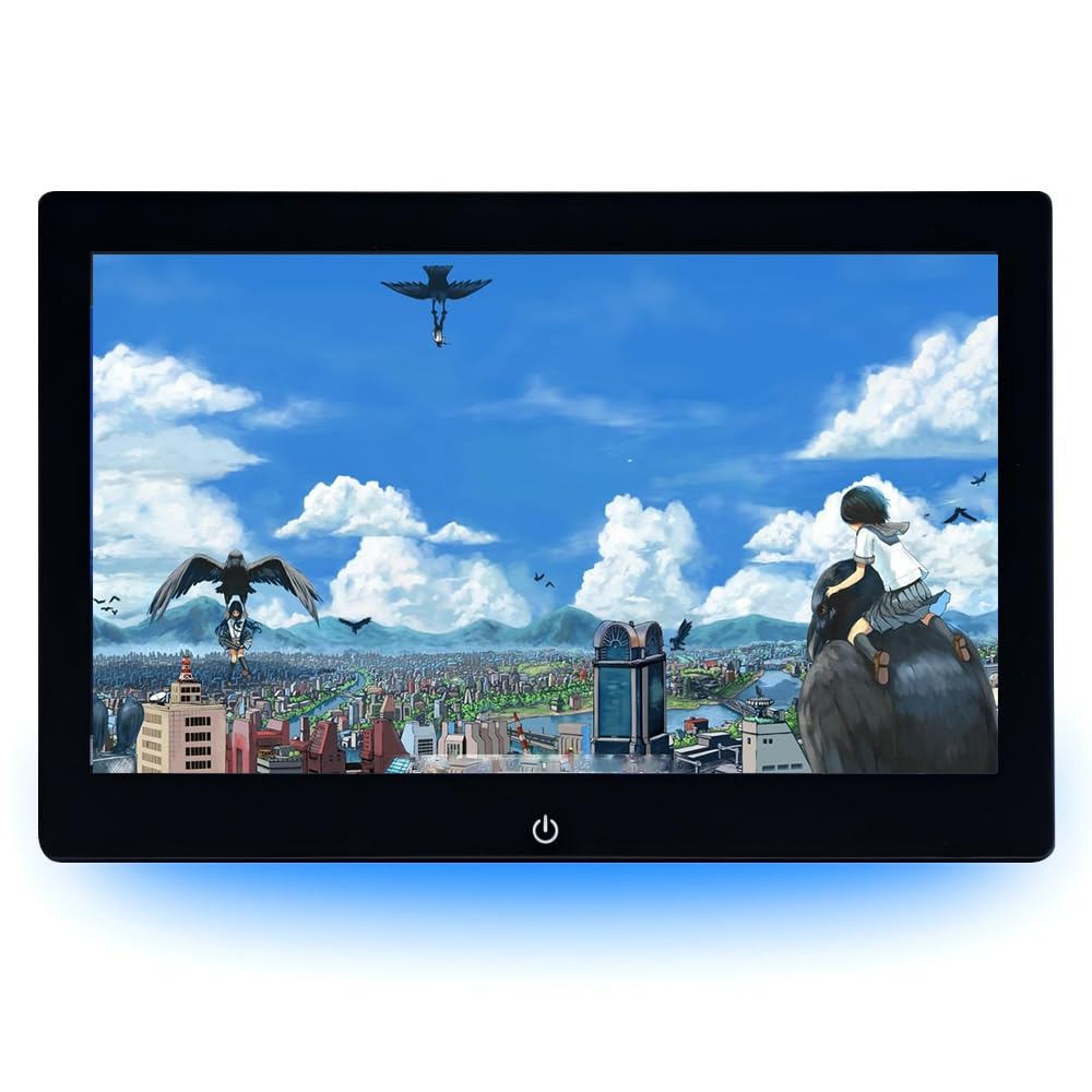 

ULOPOP Подголовник Сенсорный Проводной IPS ЖК-дисплей для Высокой Яркости и Полный Внешний MP5 Мультимедиа Функция Заднего Сиденья Портативный Питание от Прикуривателя Легкий