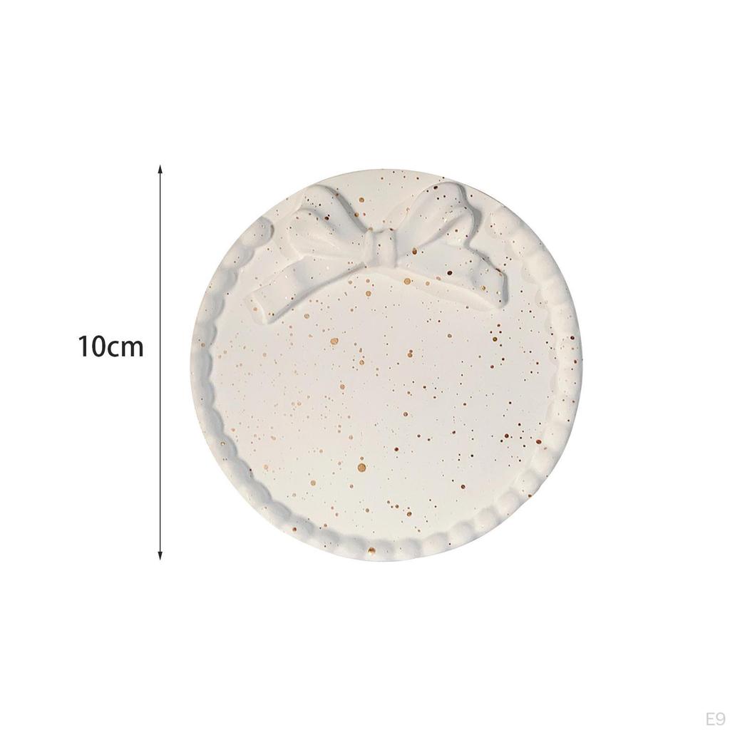 Decorative Tray Creative Shape Home Decor White Matte Jewelry Vanity Countertop Organizer