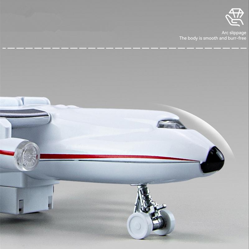 Nieuw An-225 Mriya Legerings Vliegtuigmodel Groot Luchttransport Vliegtuigmodel Simulatie Metaal Vliegend Model Geluid En Licht Kinderen Cadeau
