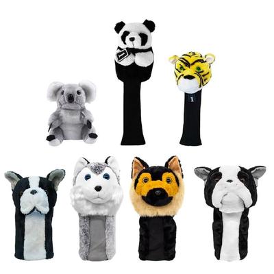 Housse de tête de club de golf Accessoires de club de golf Housse de tête de driver de golf en peluche Housse de tête de bois de golf