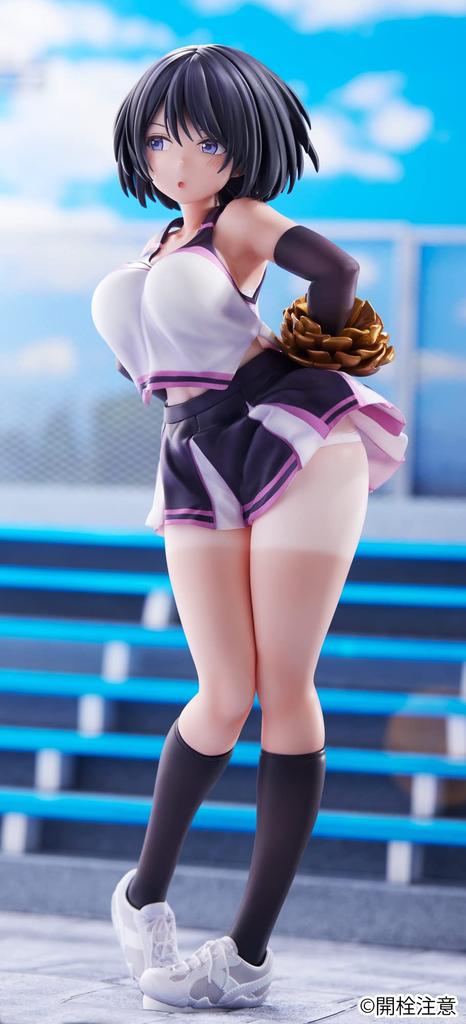A Girl Who Forgot To Bring Underwear So She Cheers In Her Underwear Illustration by Caution 16 Scale Figure