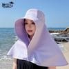 New Shawl Neck Protection Integrated Sun Hat Children Summer Outdoor Riding Face Cover Sun Protection Bucket Hat 8517