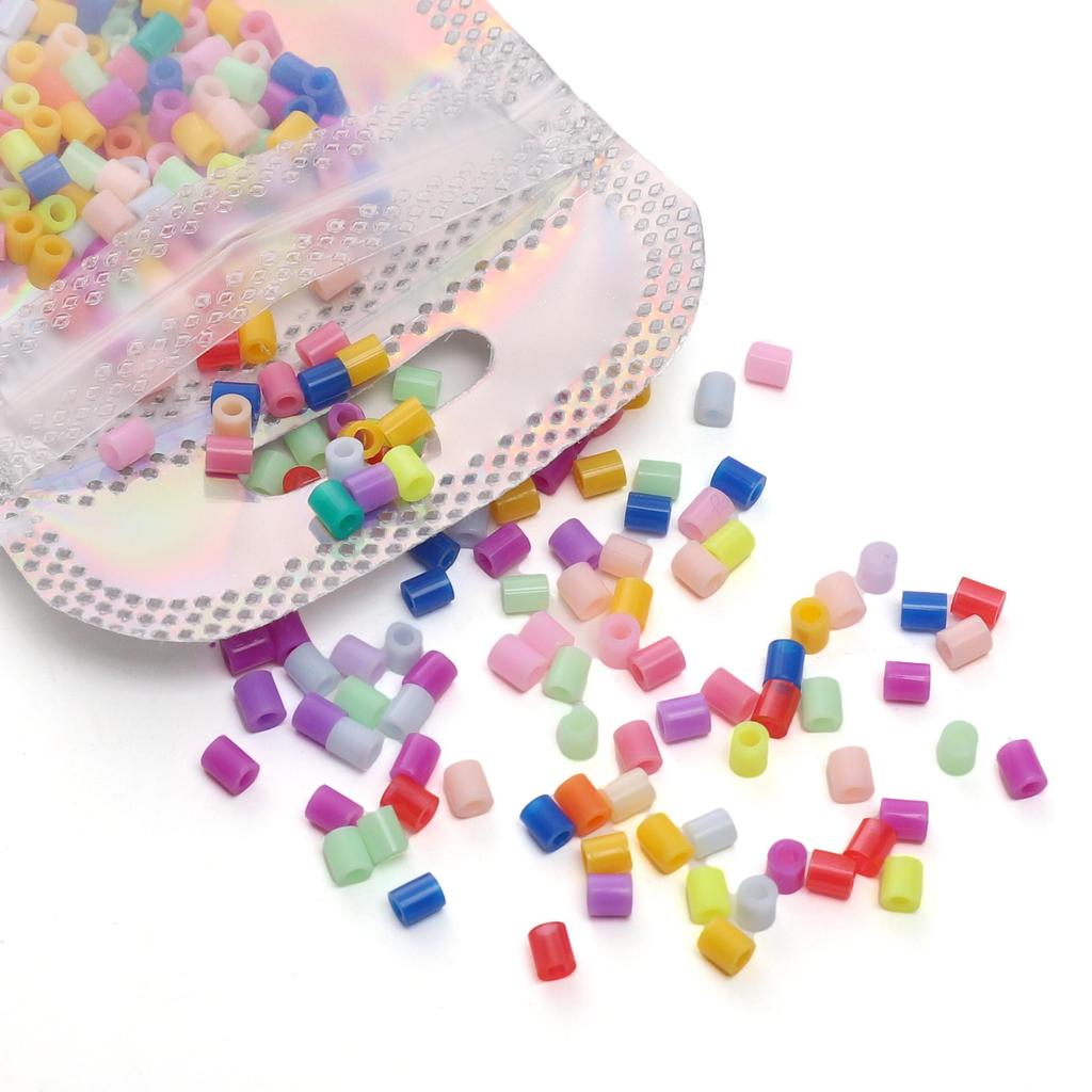 10Pcs Plastic Laser Colored Jewelry Packaging Bag Handmade Beads Bag Package