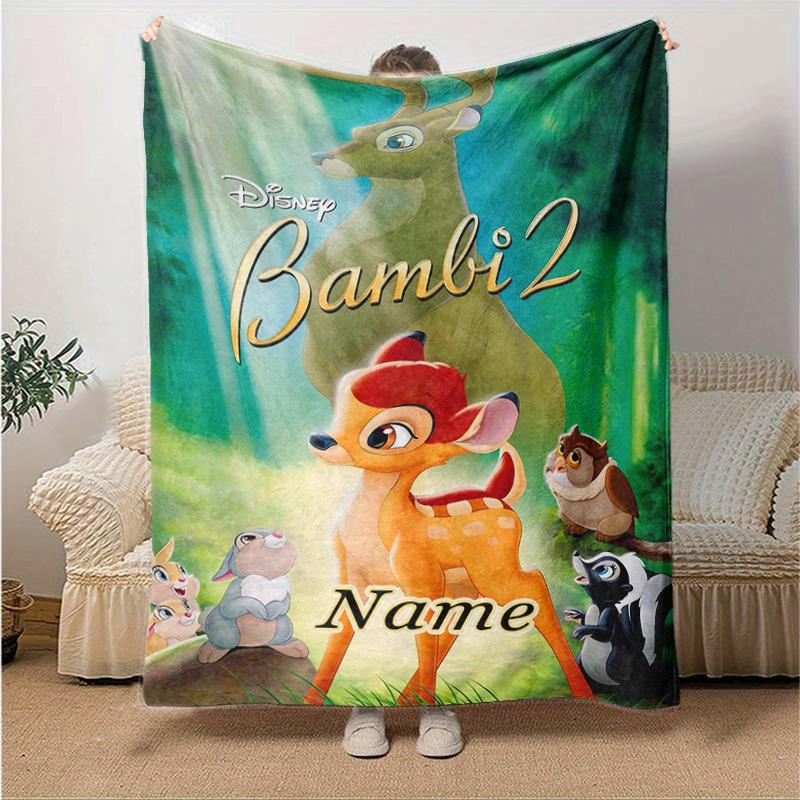 Custom 1pc Forest Friends Adventure Blanket, Soft And Comfortable Blanket, Casual Warm, Camping Travel Blanket, Birthday Gift Q9102