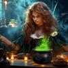 Halloween Decorations Indoor - Cauldron With Magical Bottles & Maker, Floating DIY, Party Decoration, Halloween Party Decor 0ml