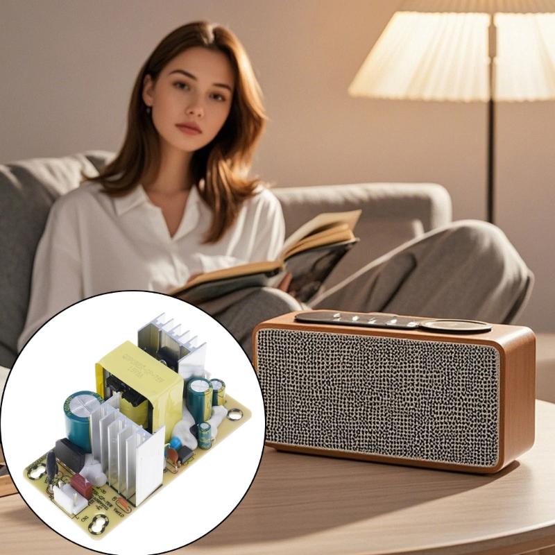 75W DC15V 5A Power Supply Module with Builts in Overload Short Circuits Protections for Wide AC 110V to 240V Input Stable Output