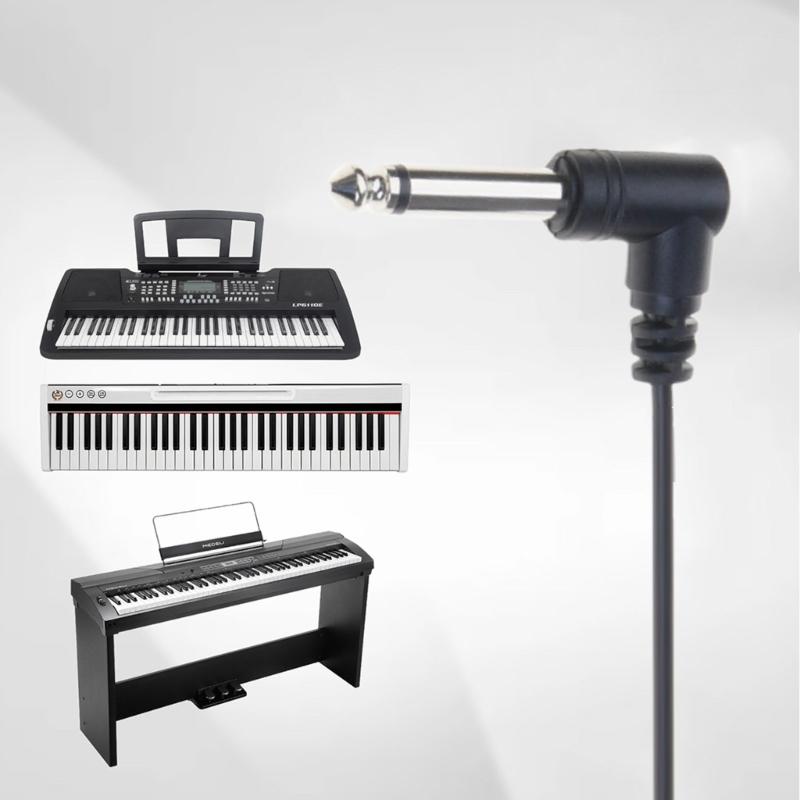 Piano Sustain Pedal Damper Pedal Polarity Switch Sustain Pedal Foot Switch 6.35mm Plug for Digital Piano MIDI Keyboard