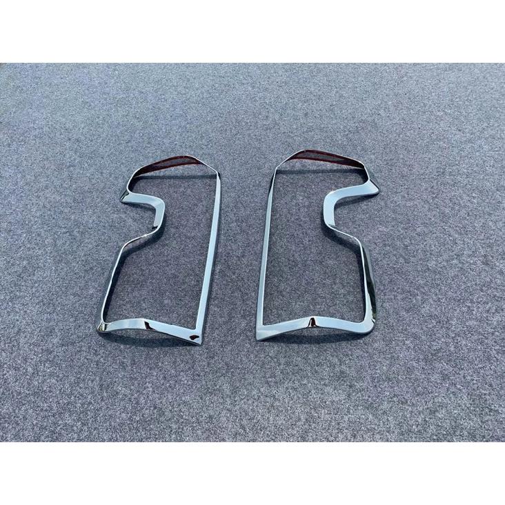 For Chevrolet Silverado   Car Accessories ABS Chrome Tail Light Rear Back Frame Lamp Cover Trim molding