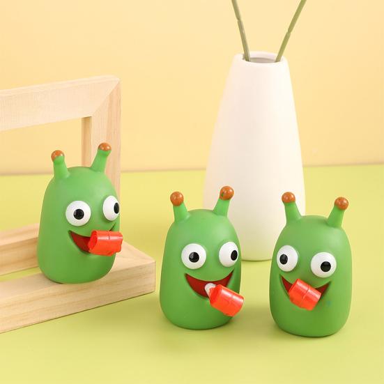 Fidget Toy Novelty Adorable Animal Design Stress-Relieving Sticking Tongue Out Worm Toy for Kids Adults