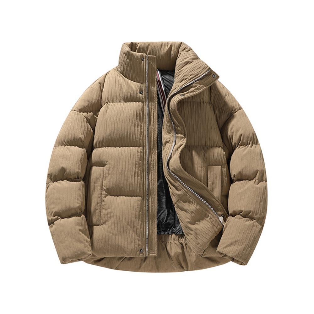 2025 Stand-up Collar Cotton-padded Clothes Trend Loose Couple Jackets Warm and Windproof Men and Women