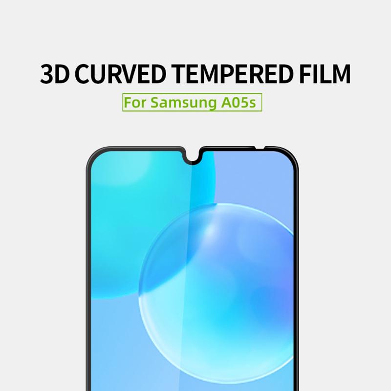 MOFI JK 3D Tempered Glass Film-1 for Samsung Galaxy A05s 4G 3D Curved Screen Protector Touch Sensitive
