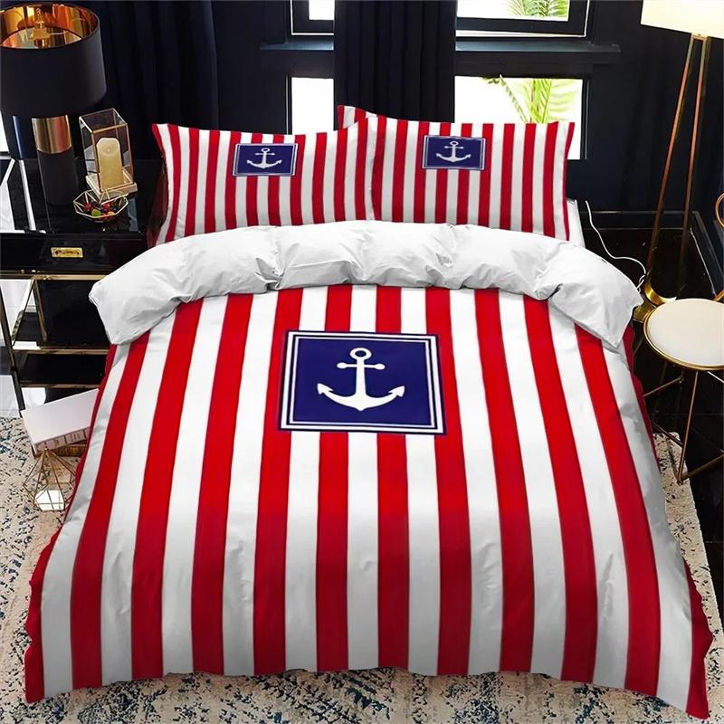 

Trendy Lightweight Single Double Queen King Nautical series All Season sets Soft and Pillowcases Comforter Quilt Comforter (quilt)-EU Single(135*200cm)3pcs