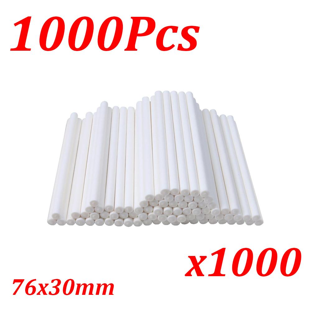 100-1000Pcs White Paper Lollipop Sticks Solid Core Cake Pop Stick For Kitchen Baking Bar Home Party Diy Chocolate Sugar Candy